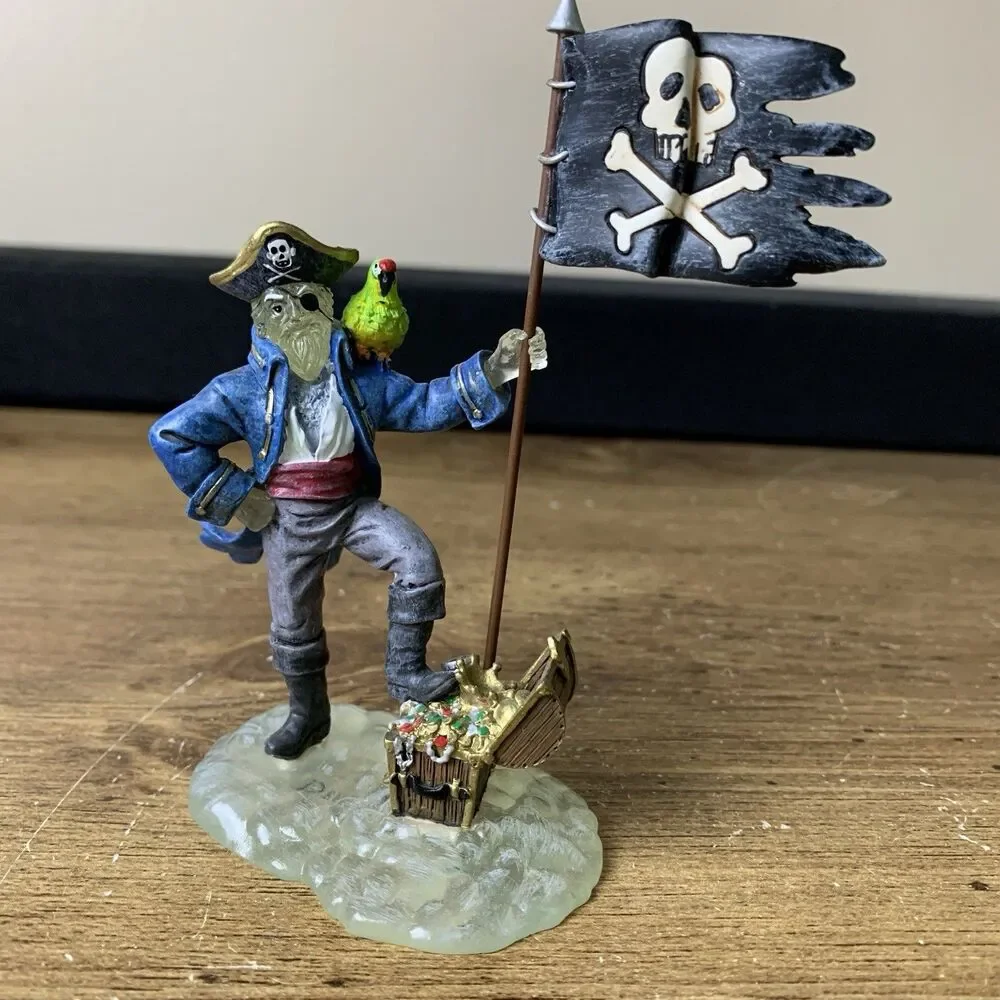 Department 56 Captain Black Bart's Ghost Figurine Snow Village Halloween